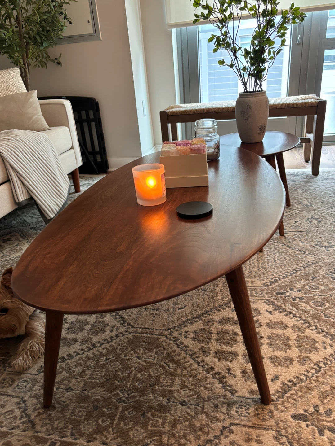 Zara Home walnut coffee table set - photo 3