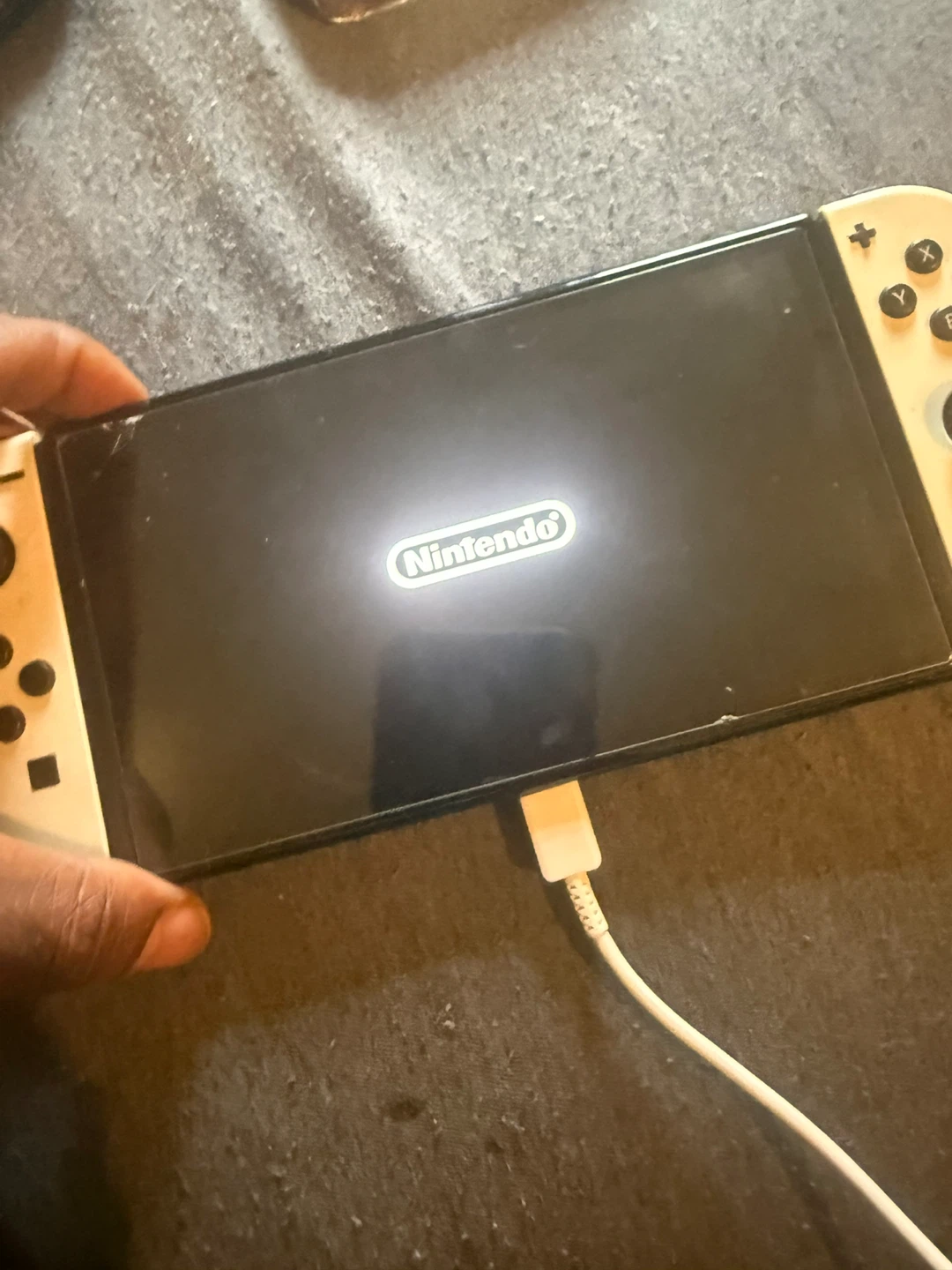 Nintendo Switch OLED White Console w/red dead redemption