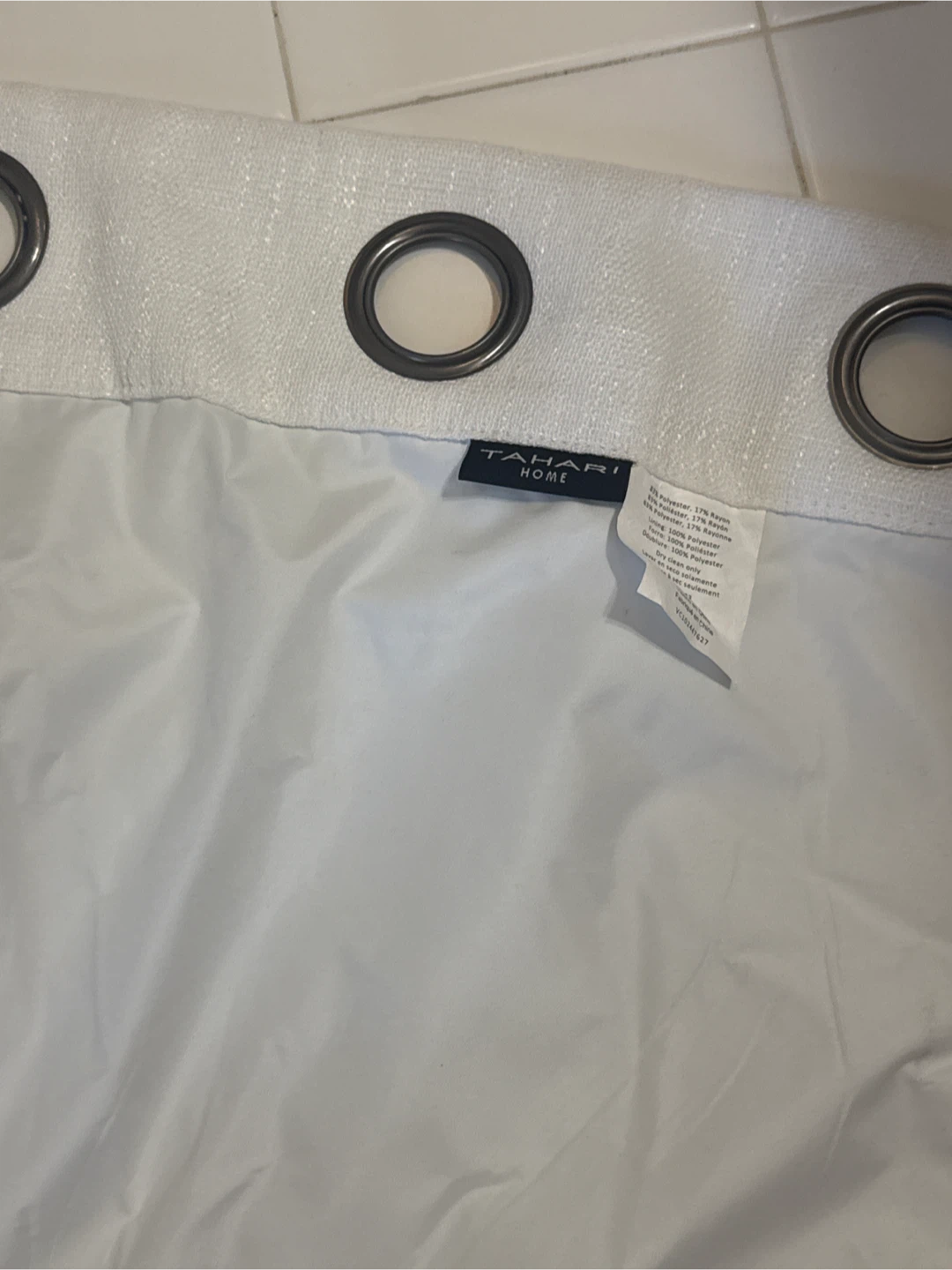 Tahari Home White blackout panel Curtains - photo 3