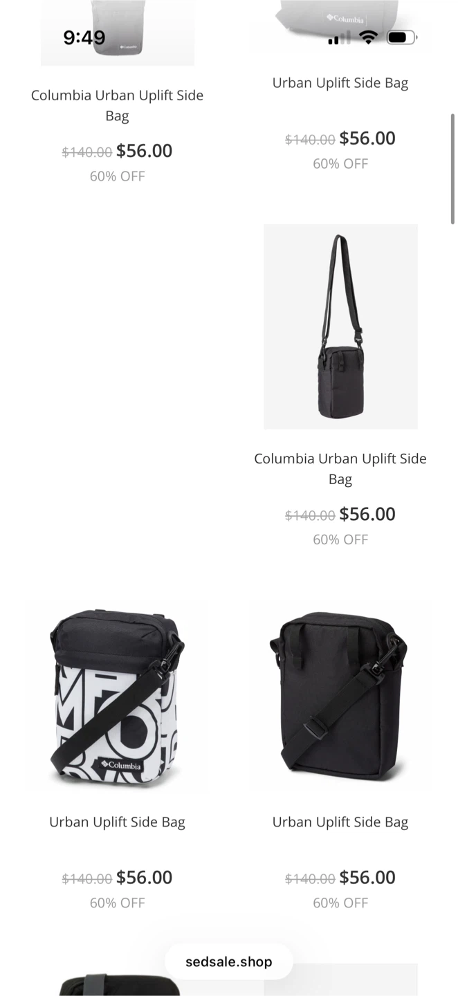 Columbia Urban Uplift Side Bag - Black - photo 4