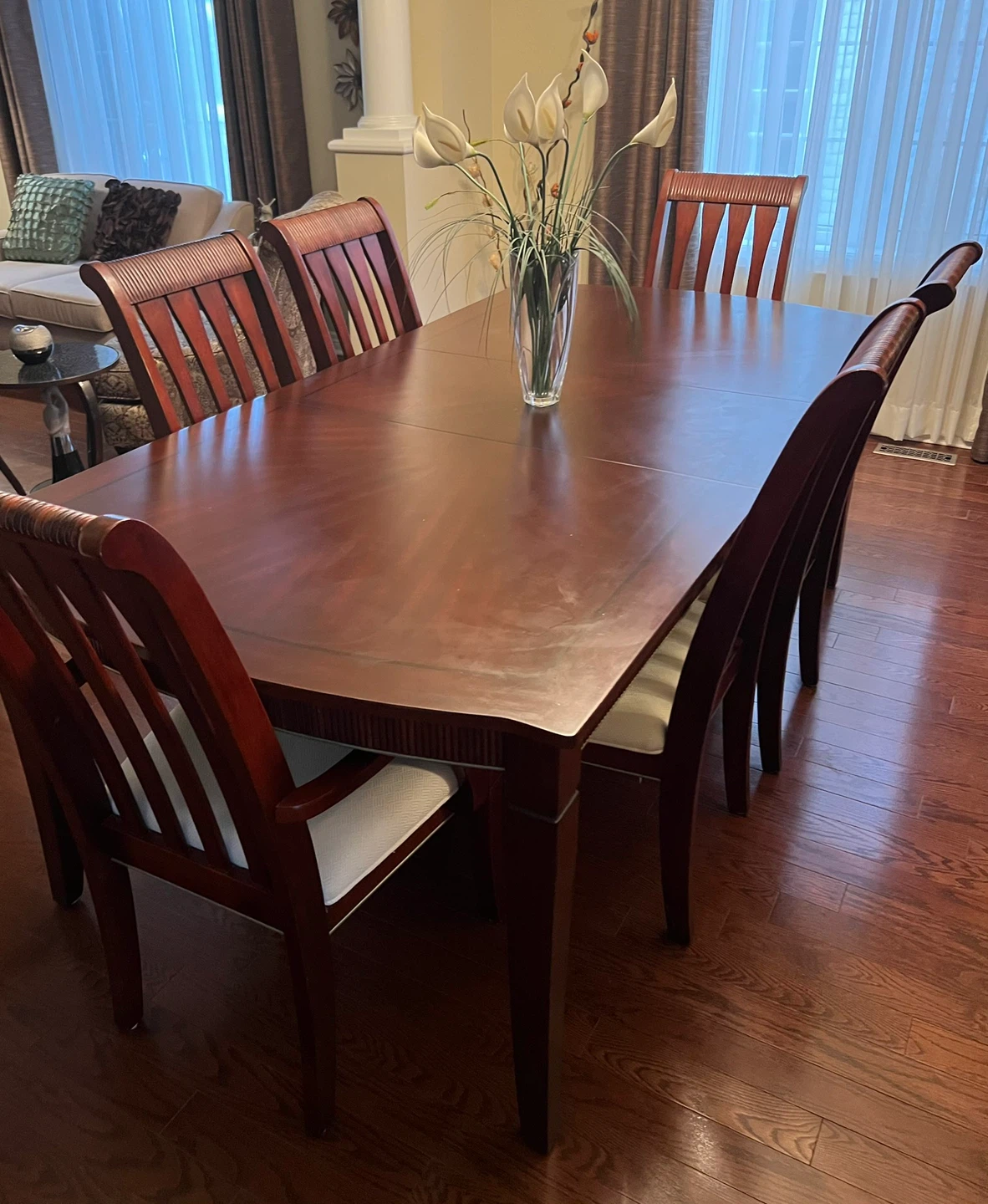 Wooden Dining Table and Chairs Set