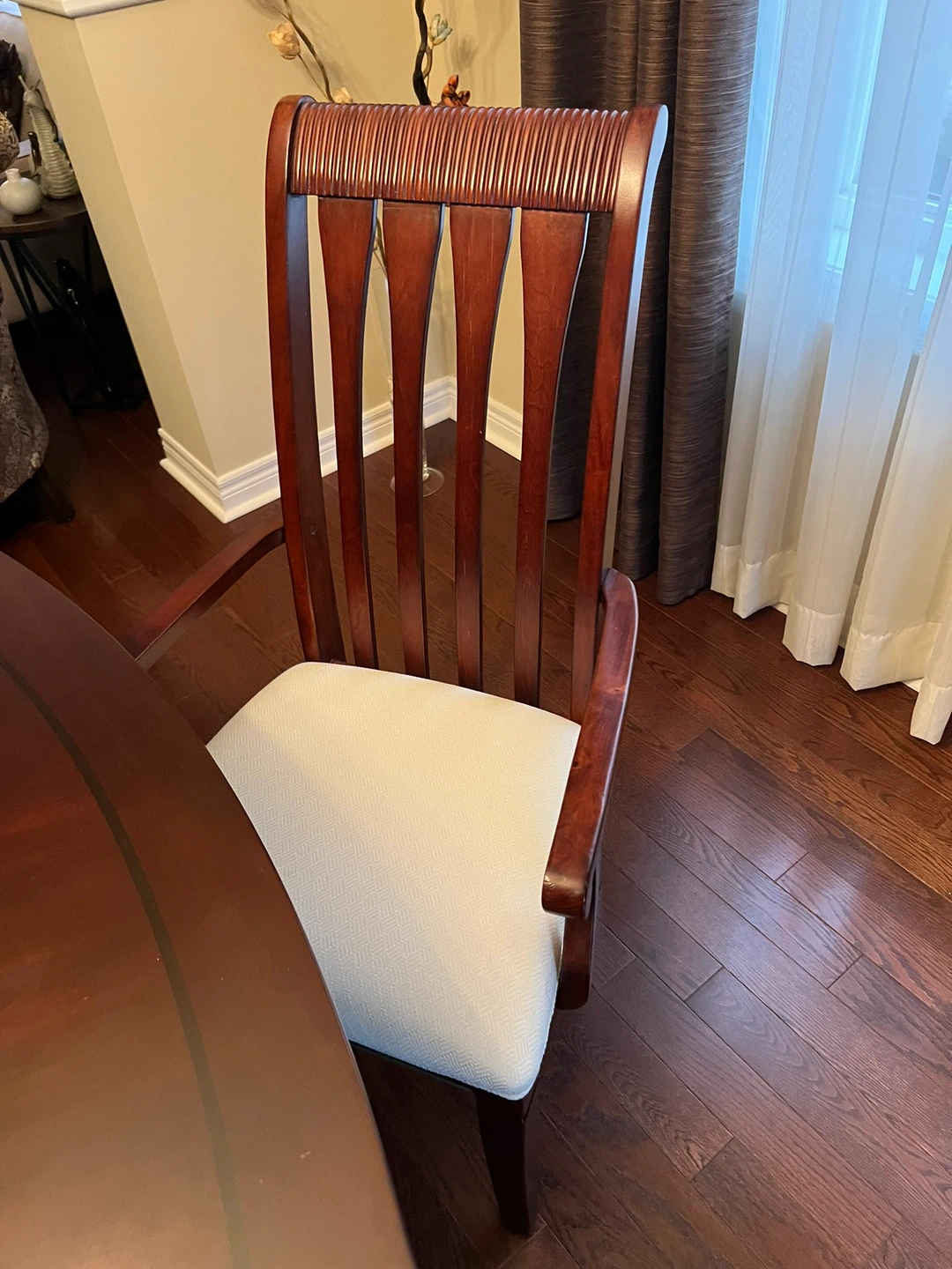 Wooden Dining Table and Chairs Set - photo 2