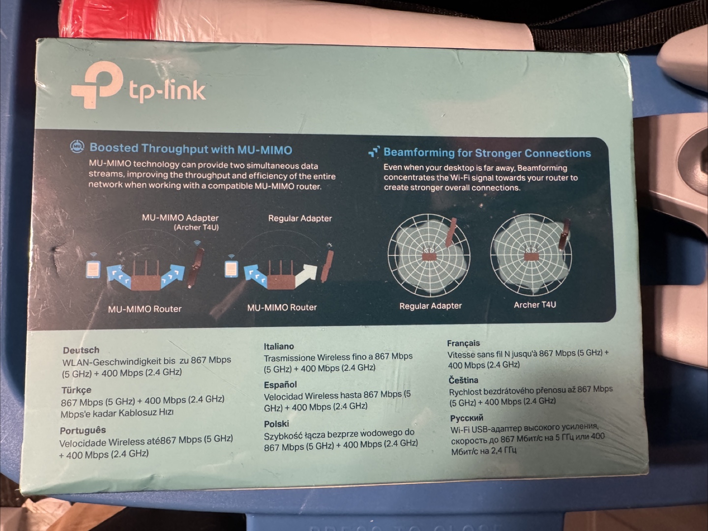 🥕 TP-Link AC1300 Archer T4U High Gain Wireless MU-MIMO USB - photo 2