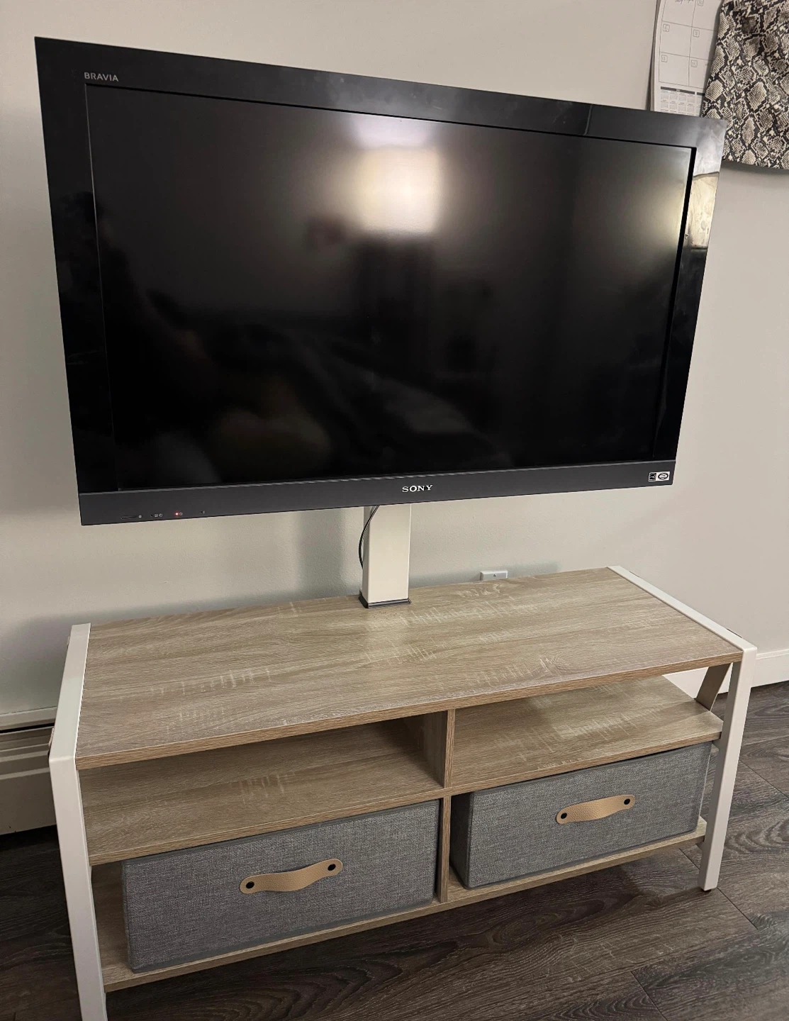 Sony BRAVIA Flat Screen TV and Entertainment Unit