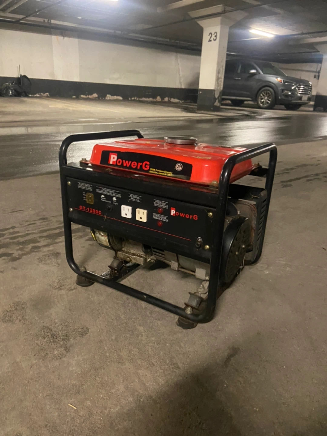 PowerG GT-1200C 1200W Petroleum Generator with FREE Gas Tank