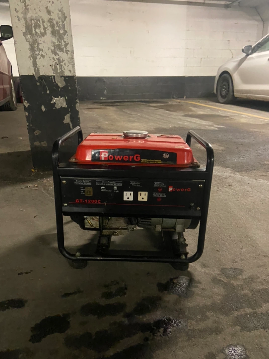 PowerG GT-1200C 1200W Petroleum Generator with FREE Gas Tank - photo 2