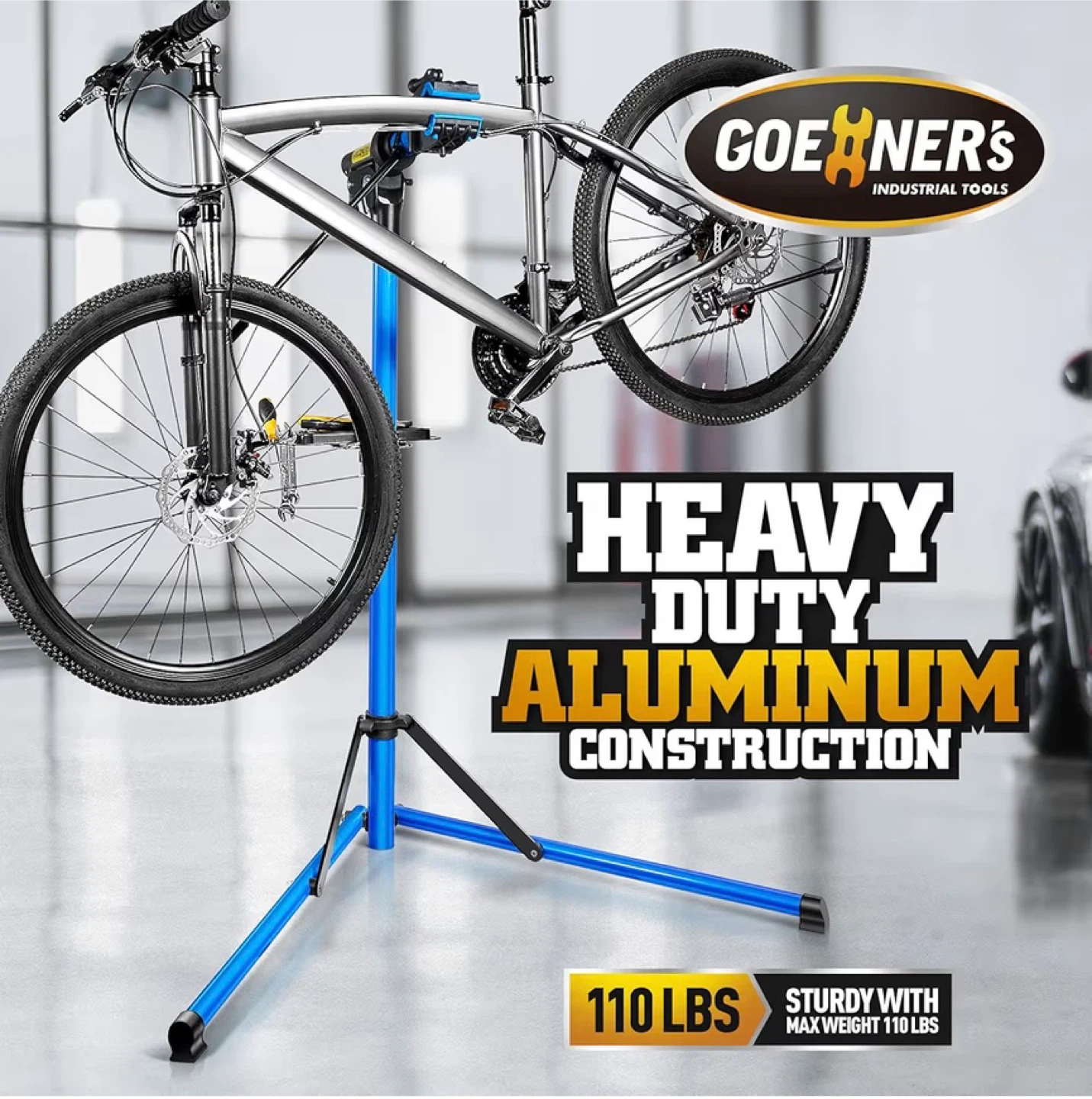 Goerner's Industrial Tools Heavy Duty Aluminum Bike Repair Stand - photo 3