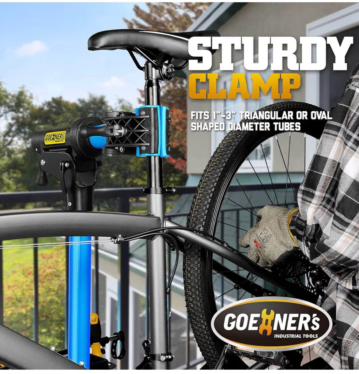 Goerner's Industrial Tools Heavy Duty Aluminum Bike Repair Stand - photo 5