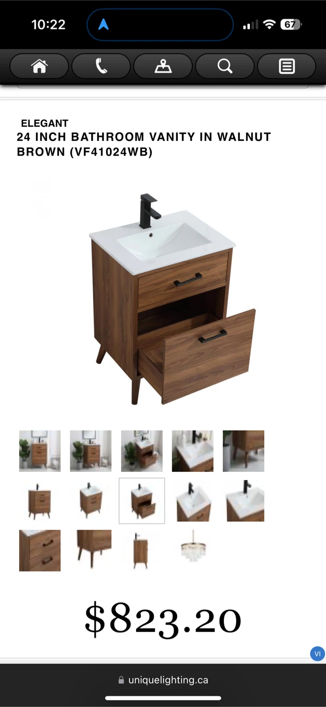 24 Inch Bathroom Vanity with Sink-AS IS - photo 5
