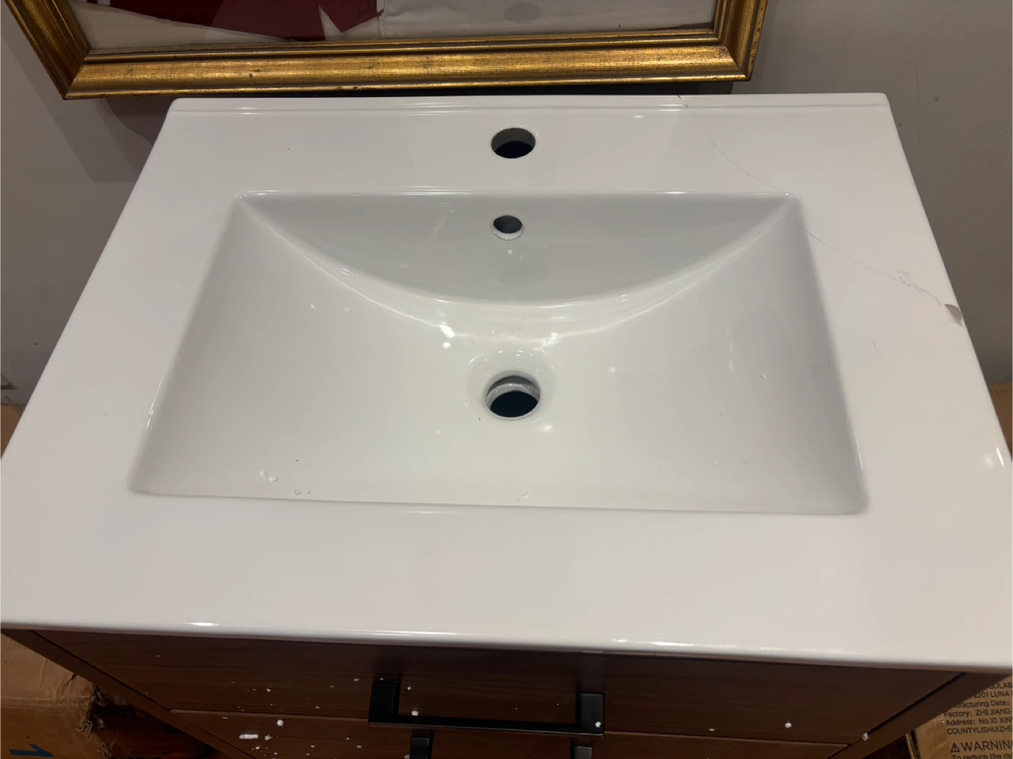 24 Inch Bathroom Vanity with Sink-AS IS