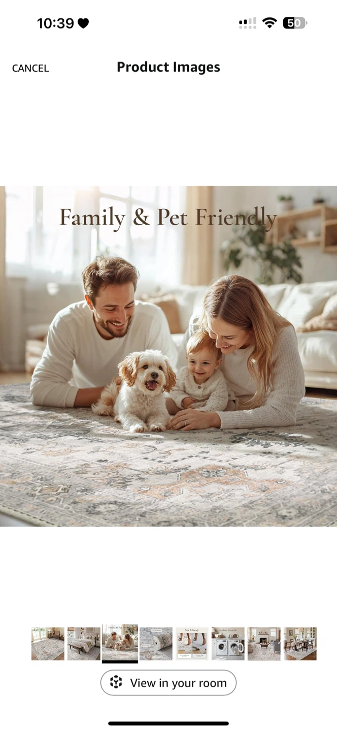 Machine Washable Area Rug - photo 3