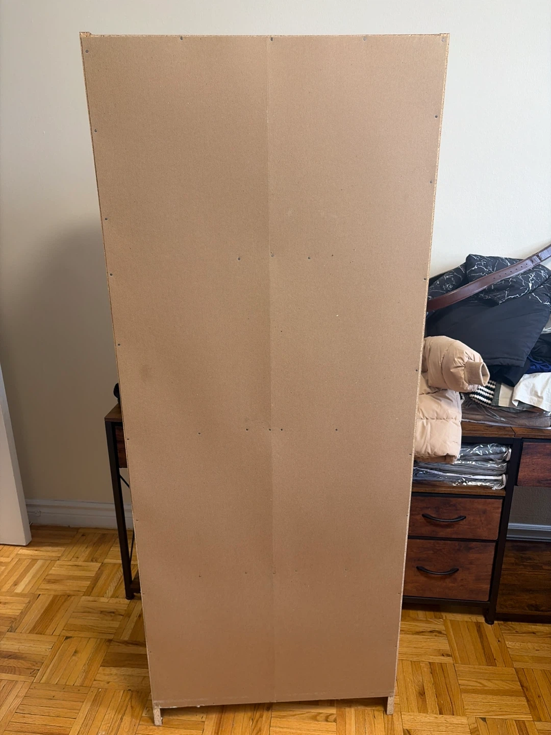 (SEND OFFERS) Tall Wooden Storage Cabinet - photo 4