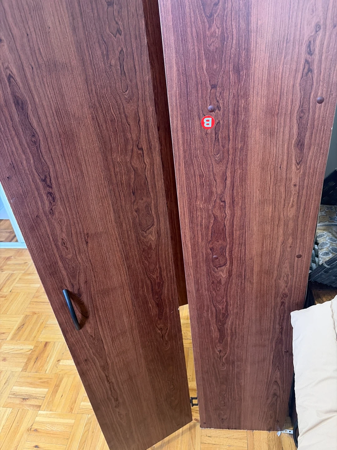 (SEND OFFERS) Tall Wooden Storage Cabinet - photo 3