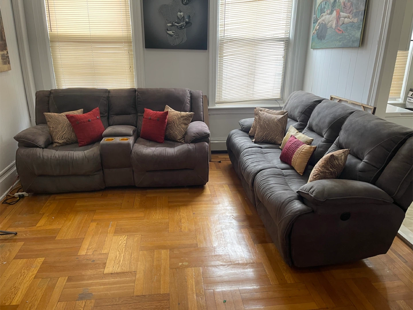 Lift Top Storage Coffee Table with Matching End Table - photo 3