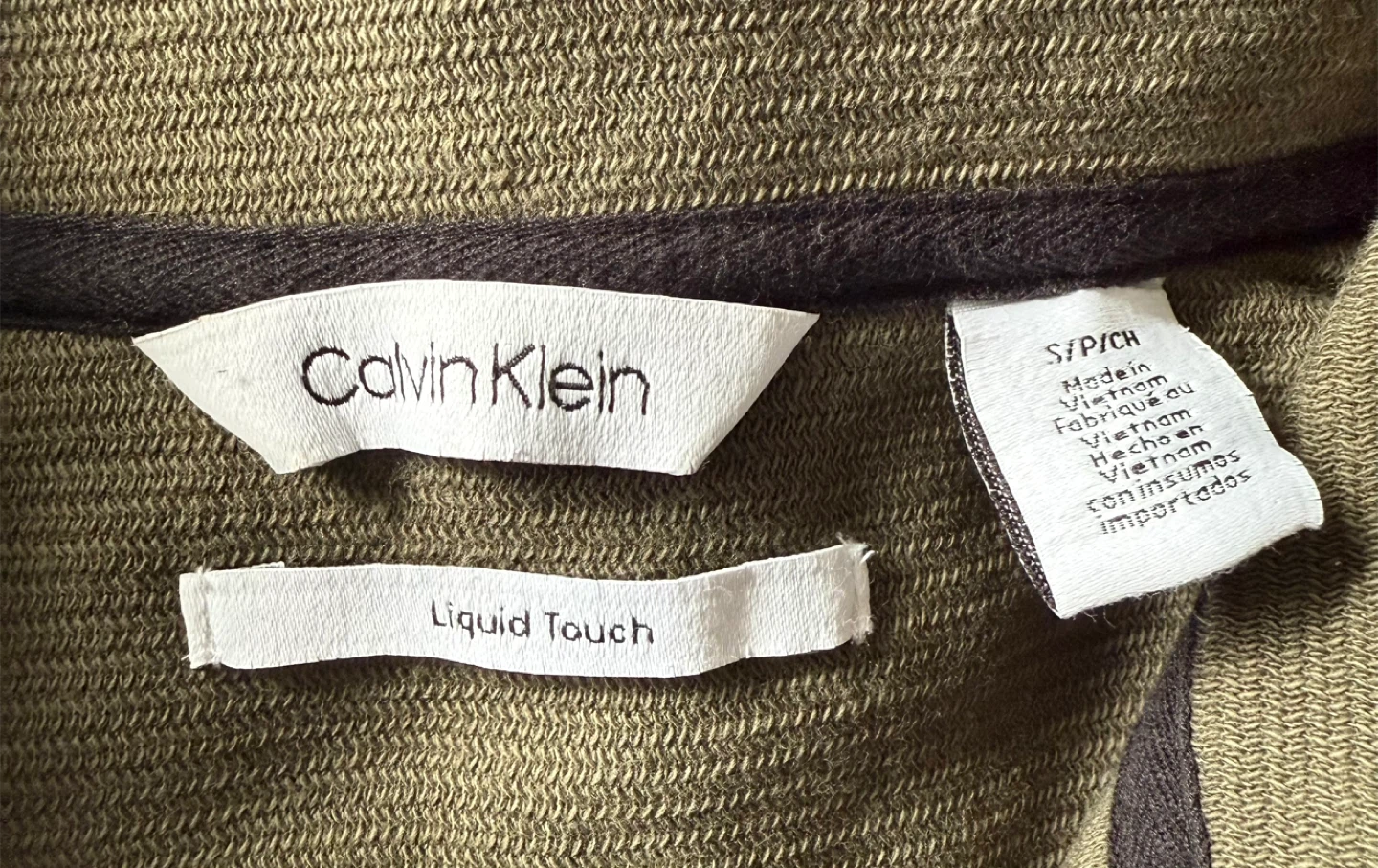 Liquid Touch 1/4 Zip Pullover - Olive Green