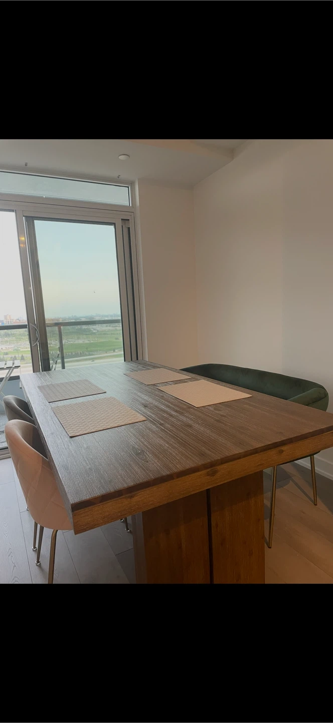 Structube Cologne Dining Table with 2 Chairs and 1 Bench