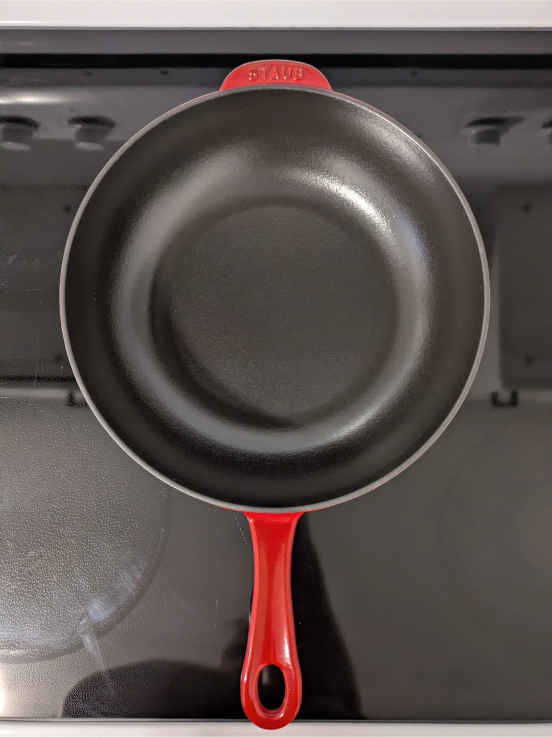 Staub Cast Iron Pan with Glass Lid - Red - photo 4