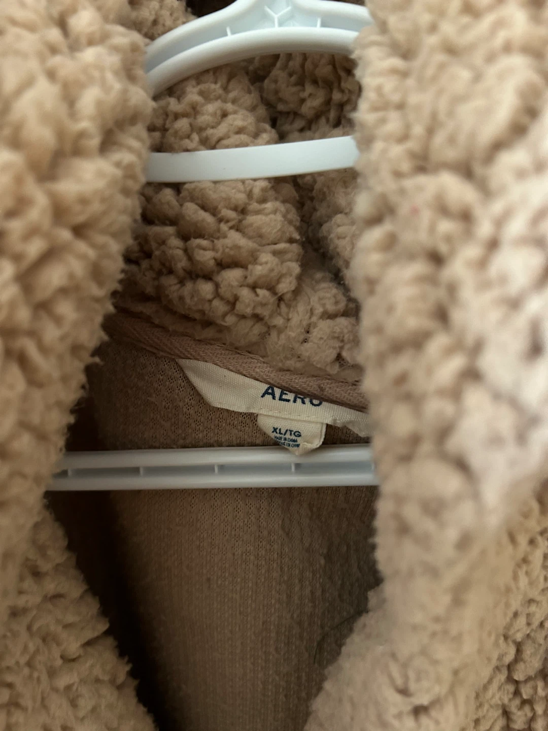 AEO Sherpa Fleece Hoodie Jacket - photo 2