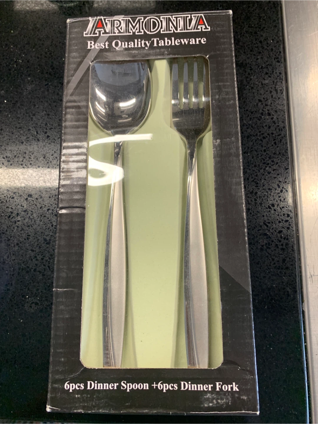 ARMONTIA 12 Piece Stainless Steel Dinnerware Set