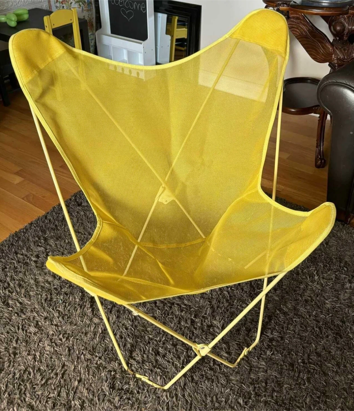 Cute yellow folding chair🥕 - photo 2