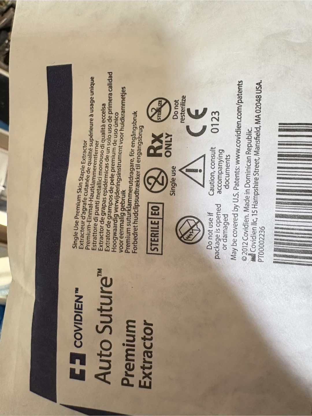 🥕🥕Covidien Auto Suture Premium Skin Staple Extractor - photo 2
