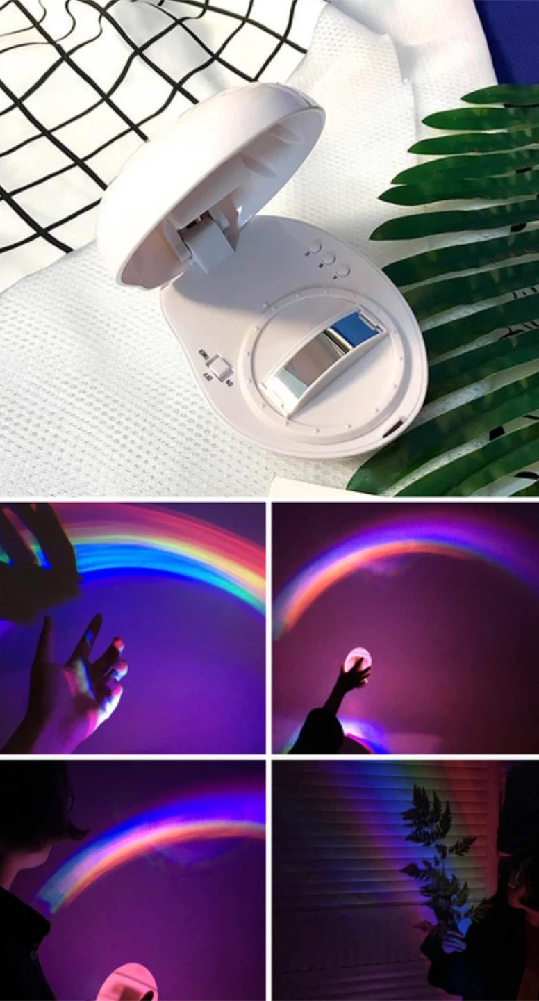 Rainbow Projector Lamp