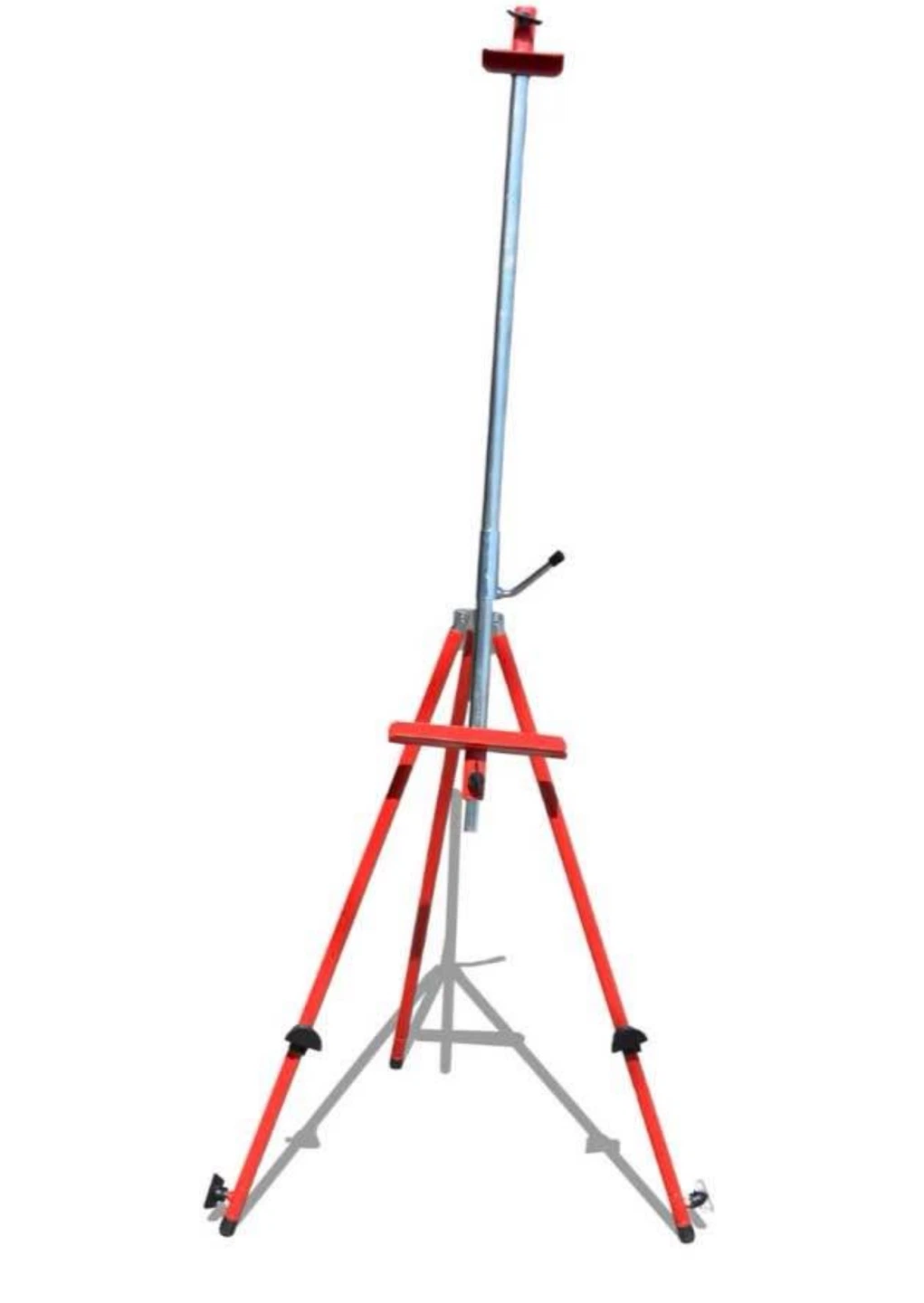 Vintage Italian red steel tripod easel - photo 2