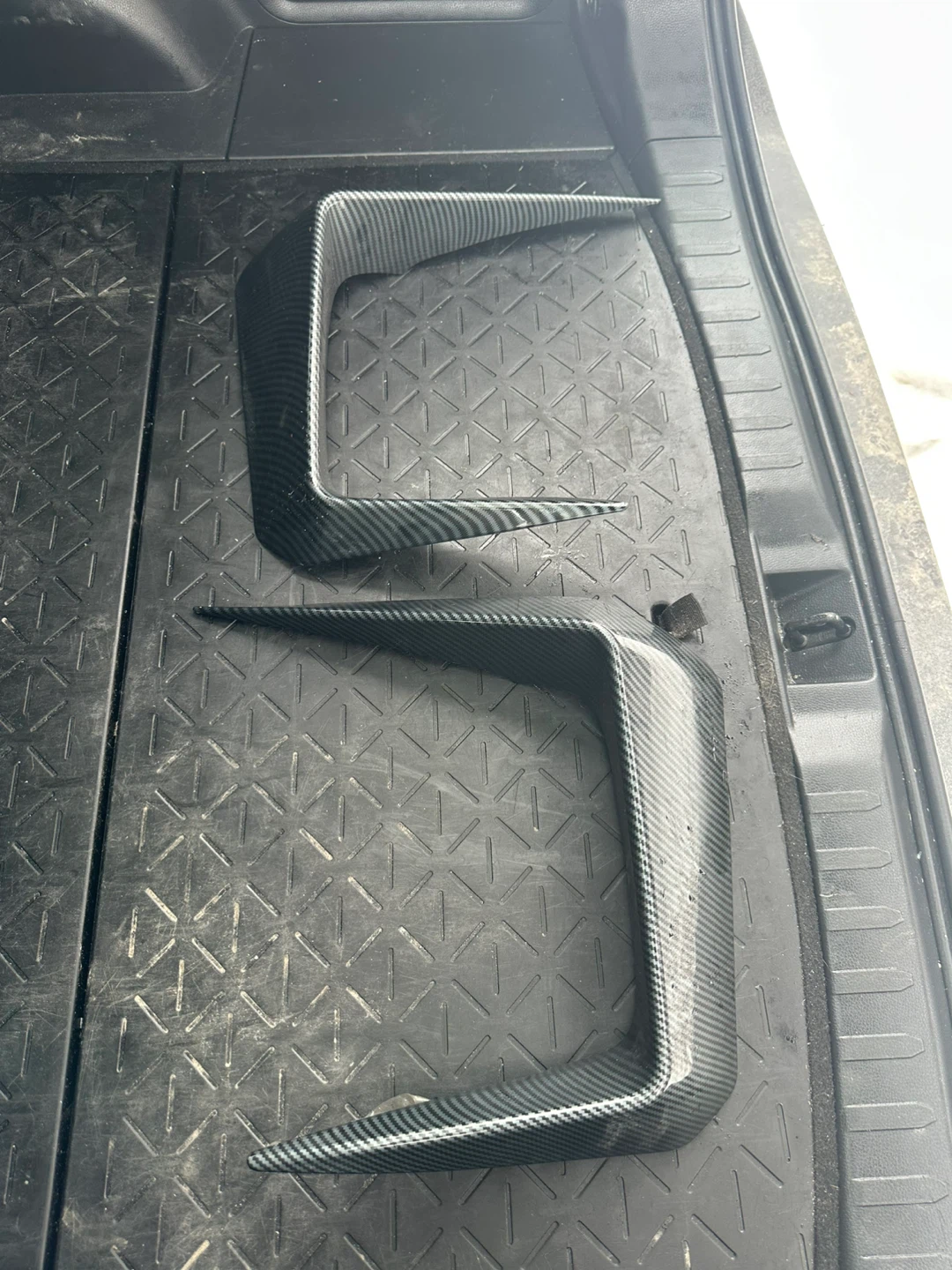 ABS spoiler Carbon Fiber Fog light