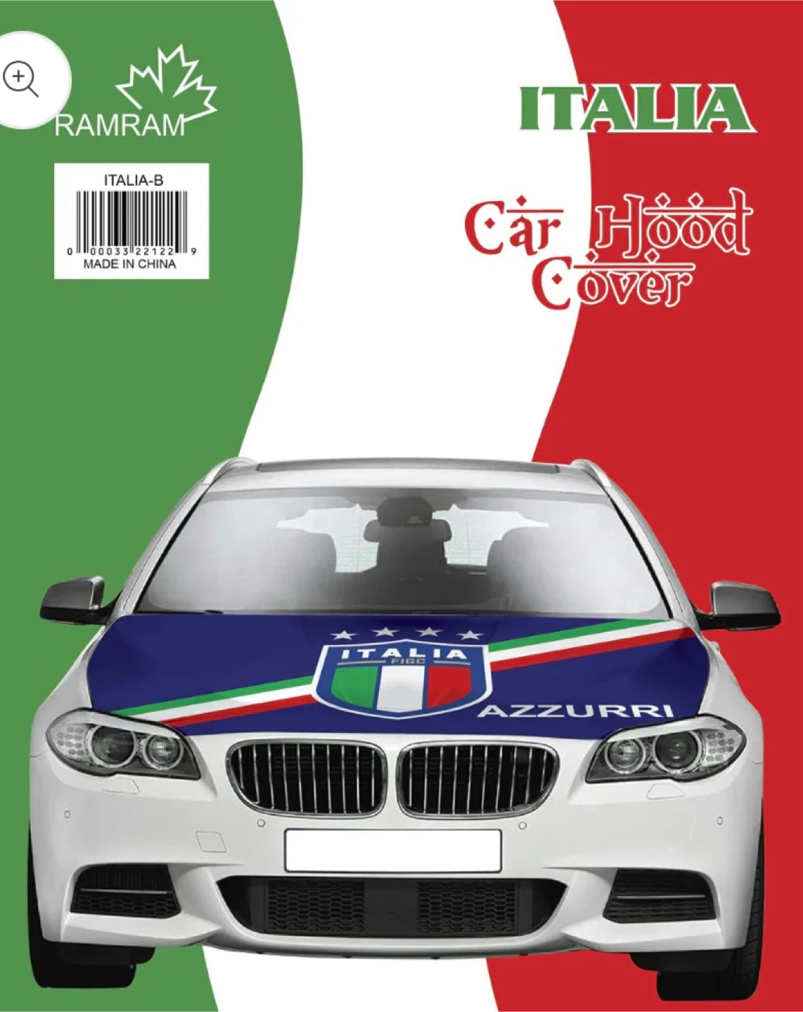 Italia Car Hood Cover - Azzurri - photo 2