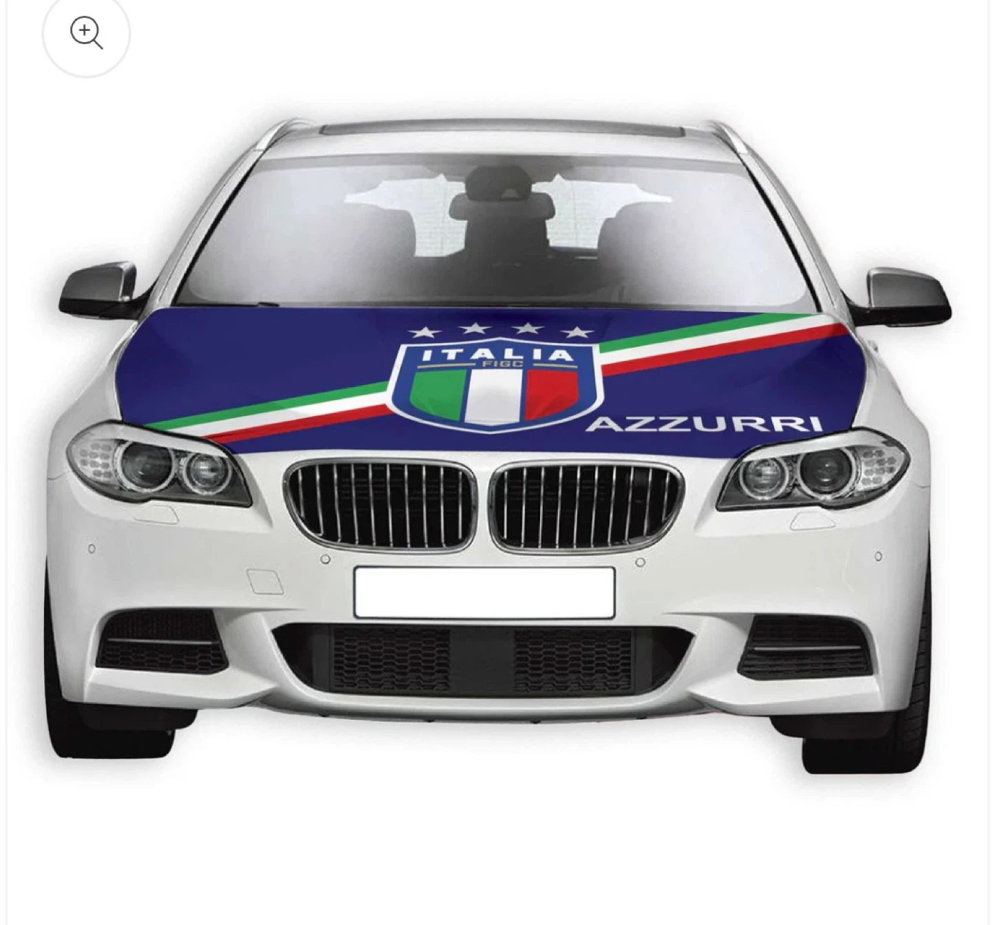 Italia Car Hood Cover - Azzurri