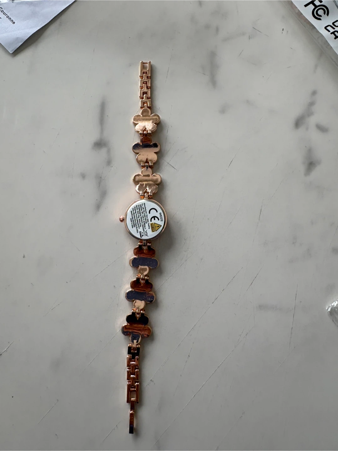 Elegant Rose Gold Floral Women’s Watch (No Box) - photo 5