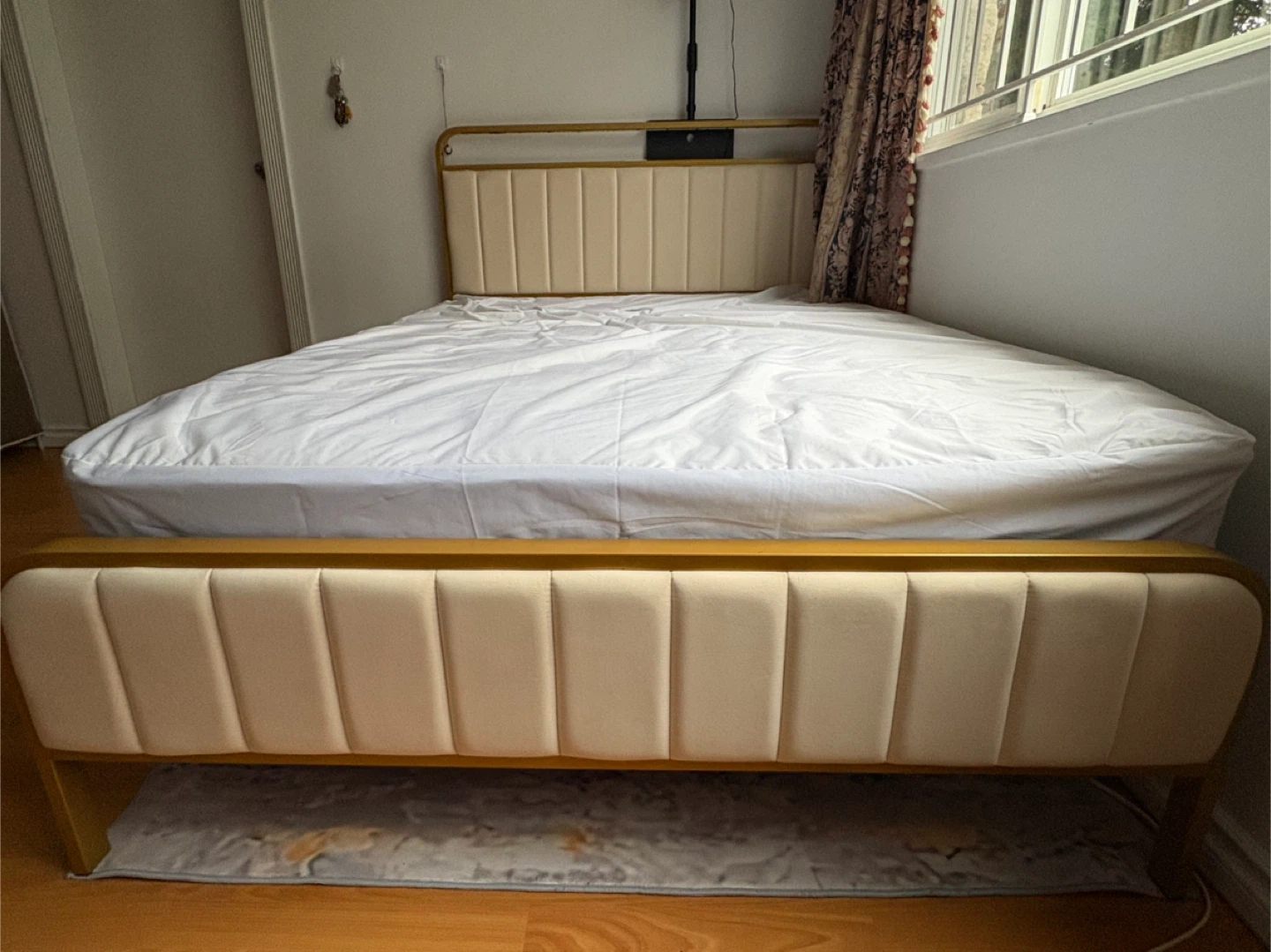 Full Size Bed Frame with LED Light Strip - photo 5