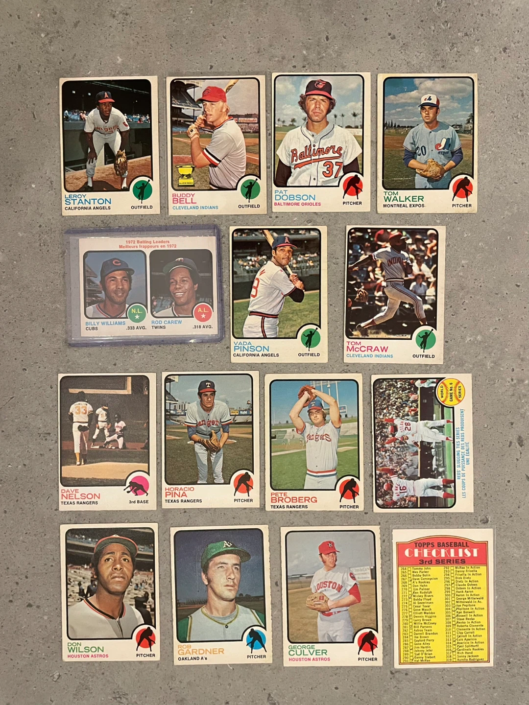 Baseball Cards 1968,1970 and 1973 - photo 5