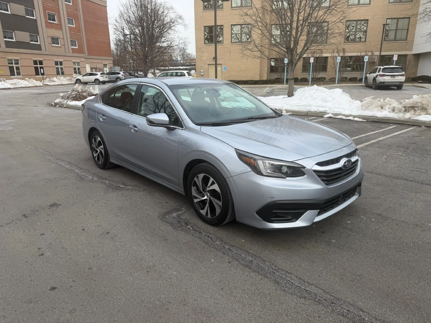 Silver Subaru Legacy Sedan - photo 3