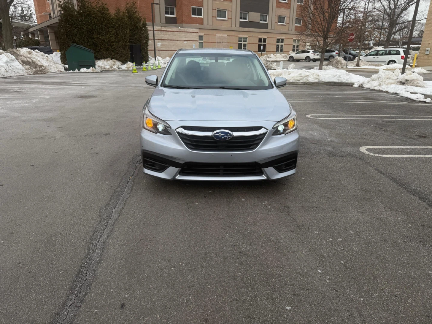 Silver Subaru Legacy Sedan