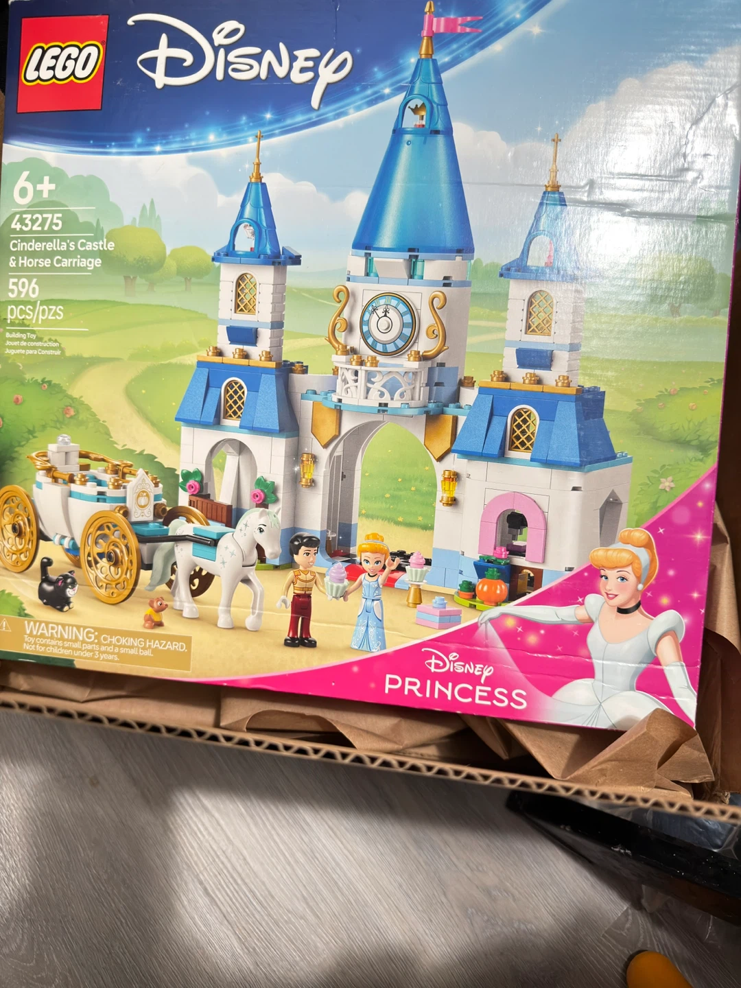 LEGO Disney Cinderella's Castle & Horse Carriage Set 43275