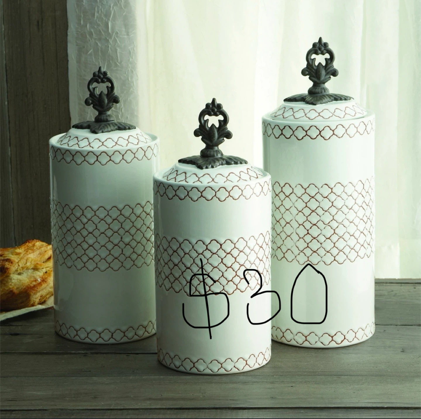 American Atelier Jay Imports Canister Set of 3