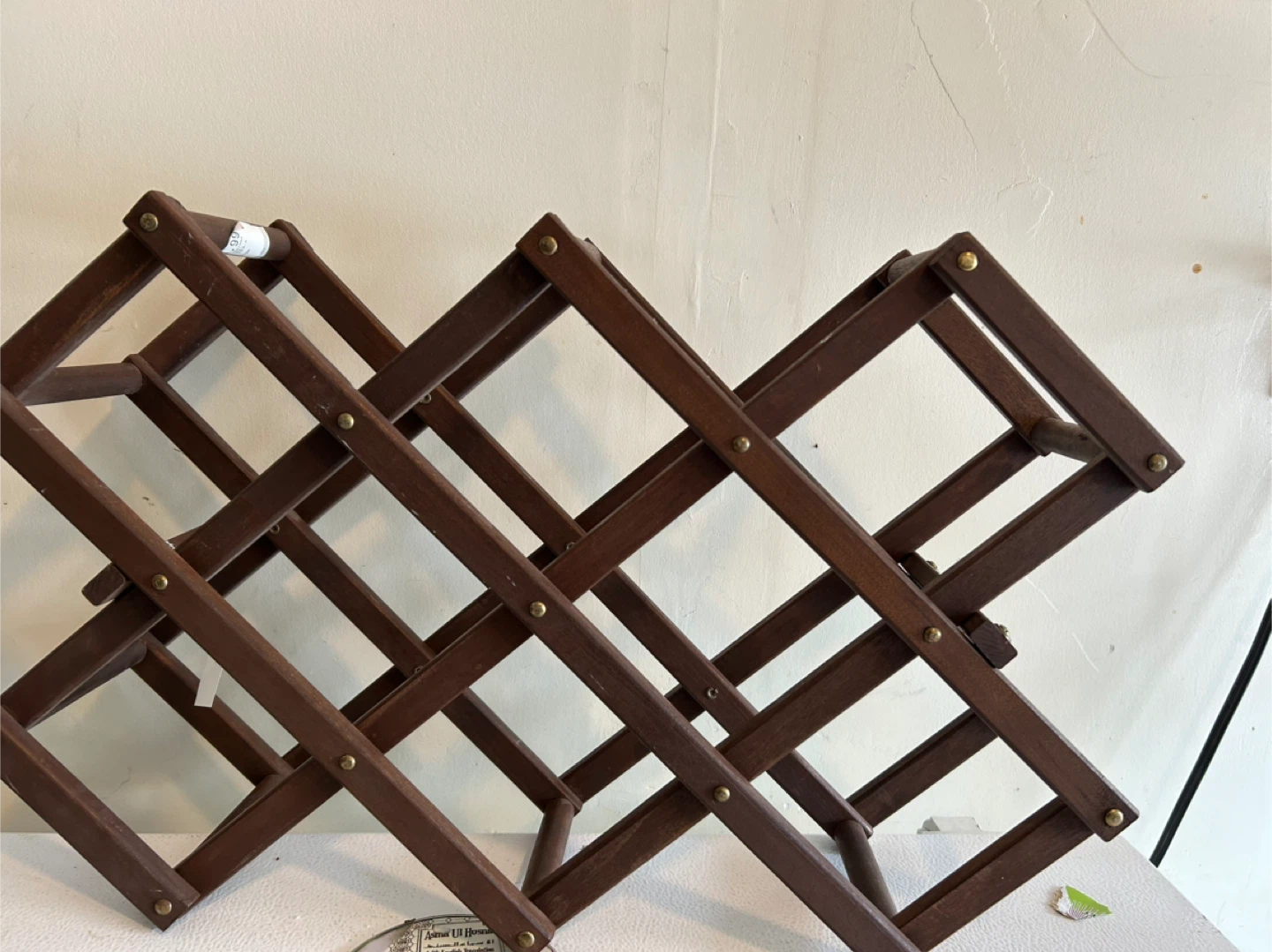 Wooden Folding Wine Rack