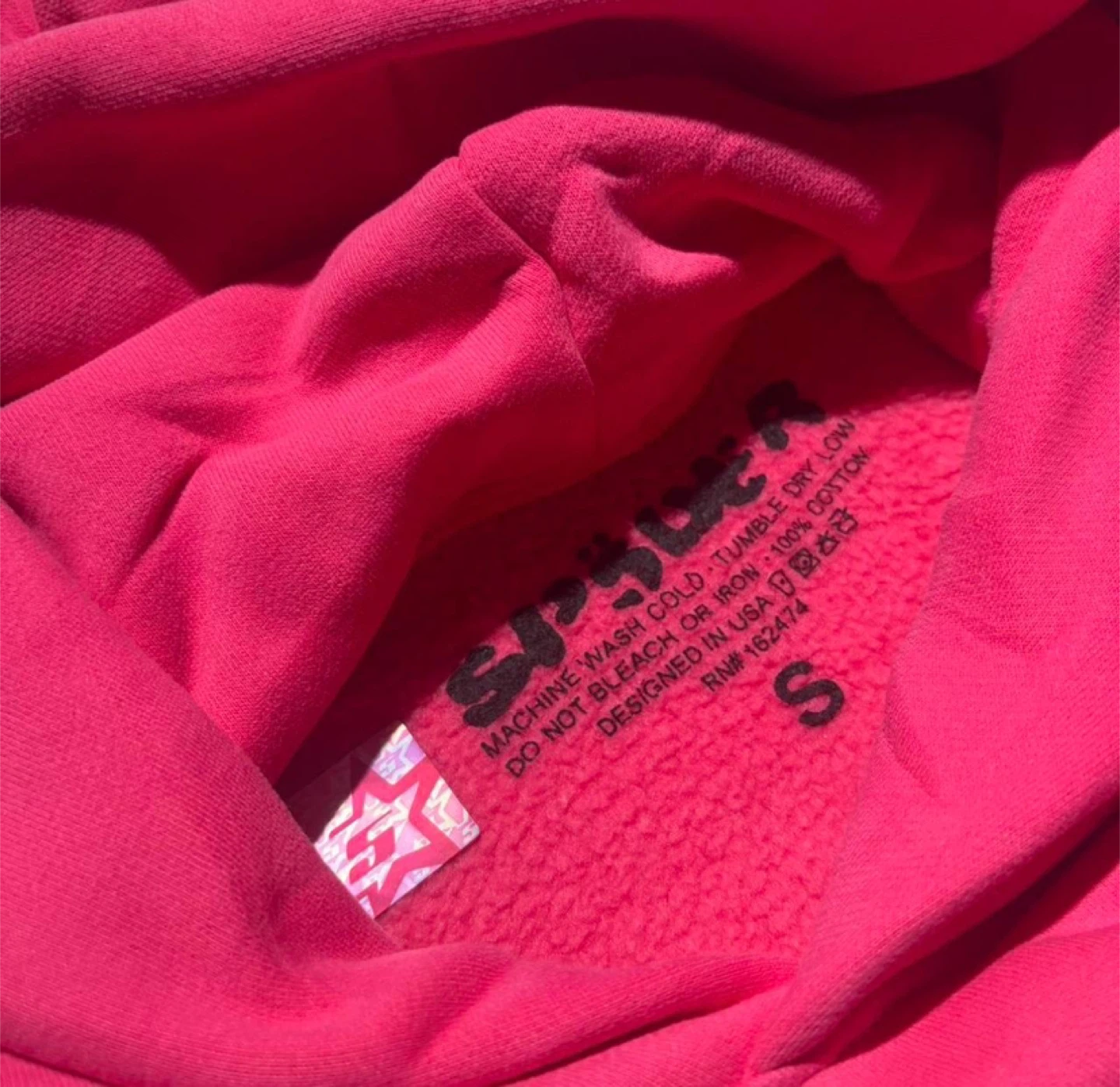 Sp5der Pink P*NK OG Hoodie - All Sizes - photo 3
