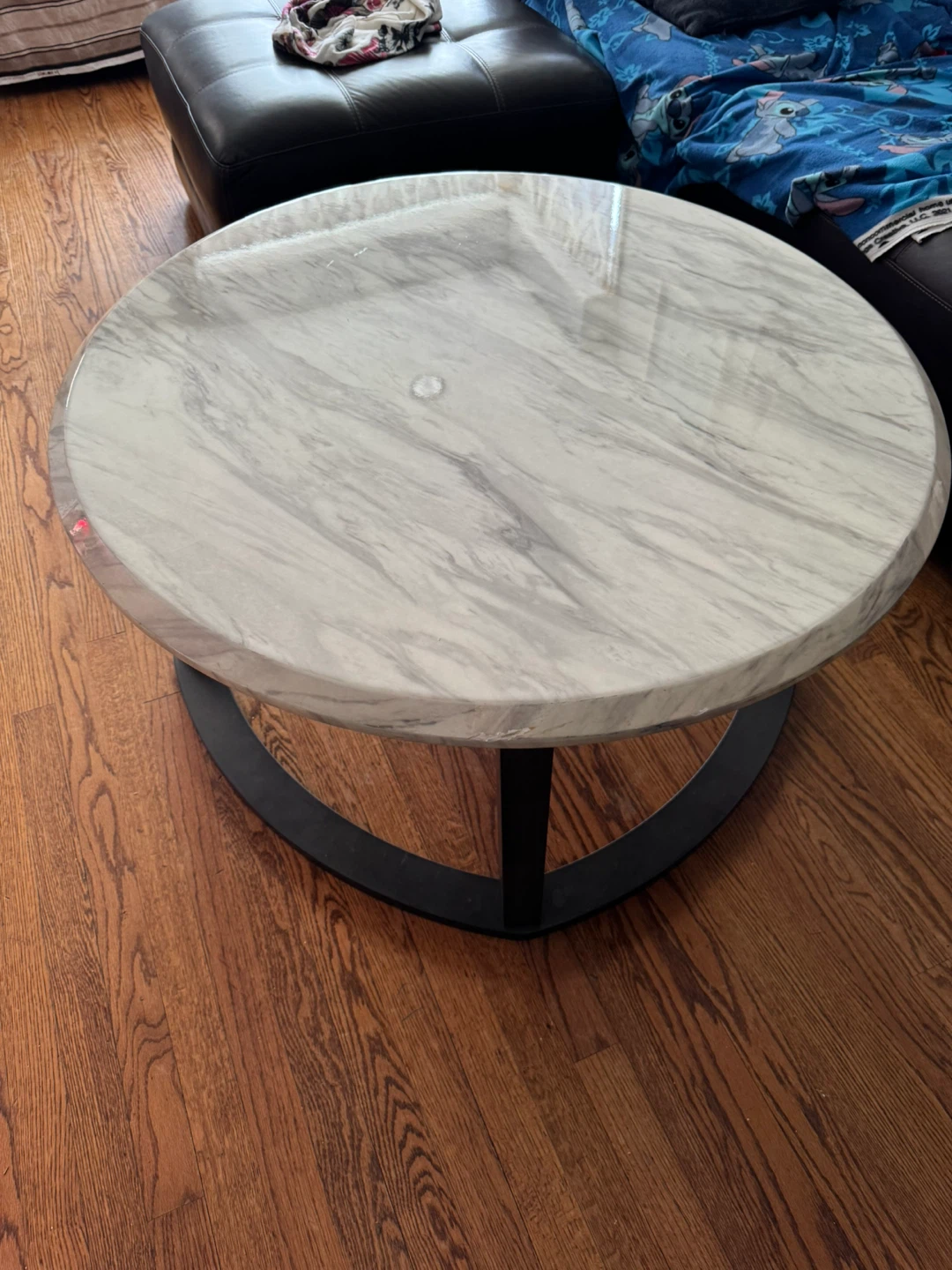 Round Marble Top Coffee Table