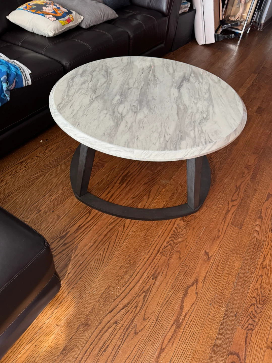 Round Marble Top Coffee Table - photo 3