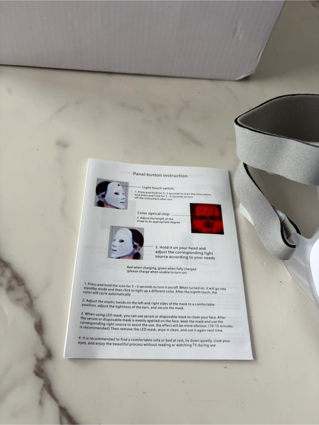 LED Light Therapy Face Mask – 7 Color Rechargeable Facial Mask - photo 3