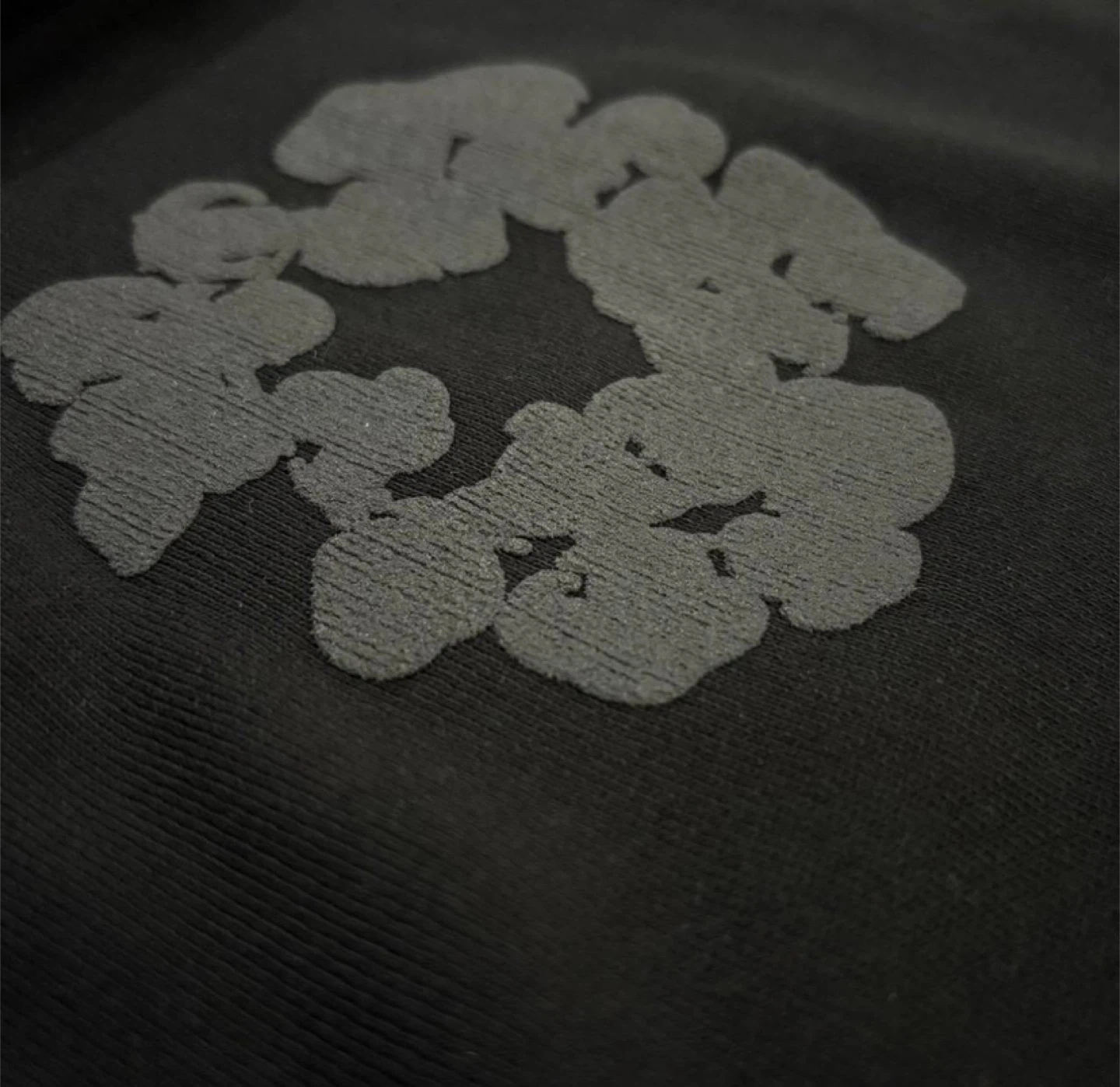 Denim Tears Black Cotton Wreath Hoodie - All Sizes - photo 4