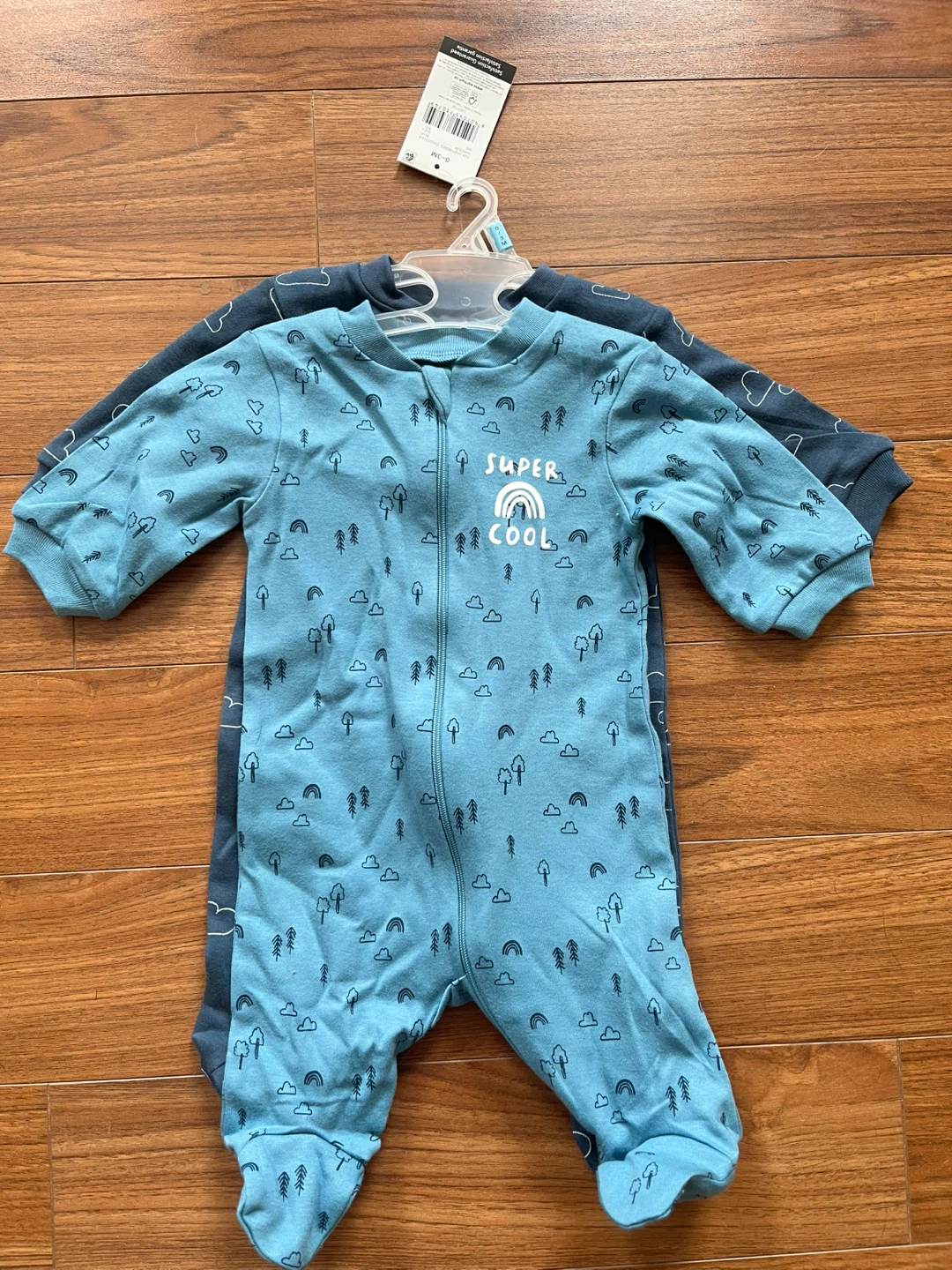 Baby Footed Pajamas - 2 Pack