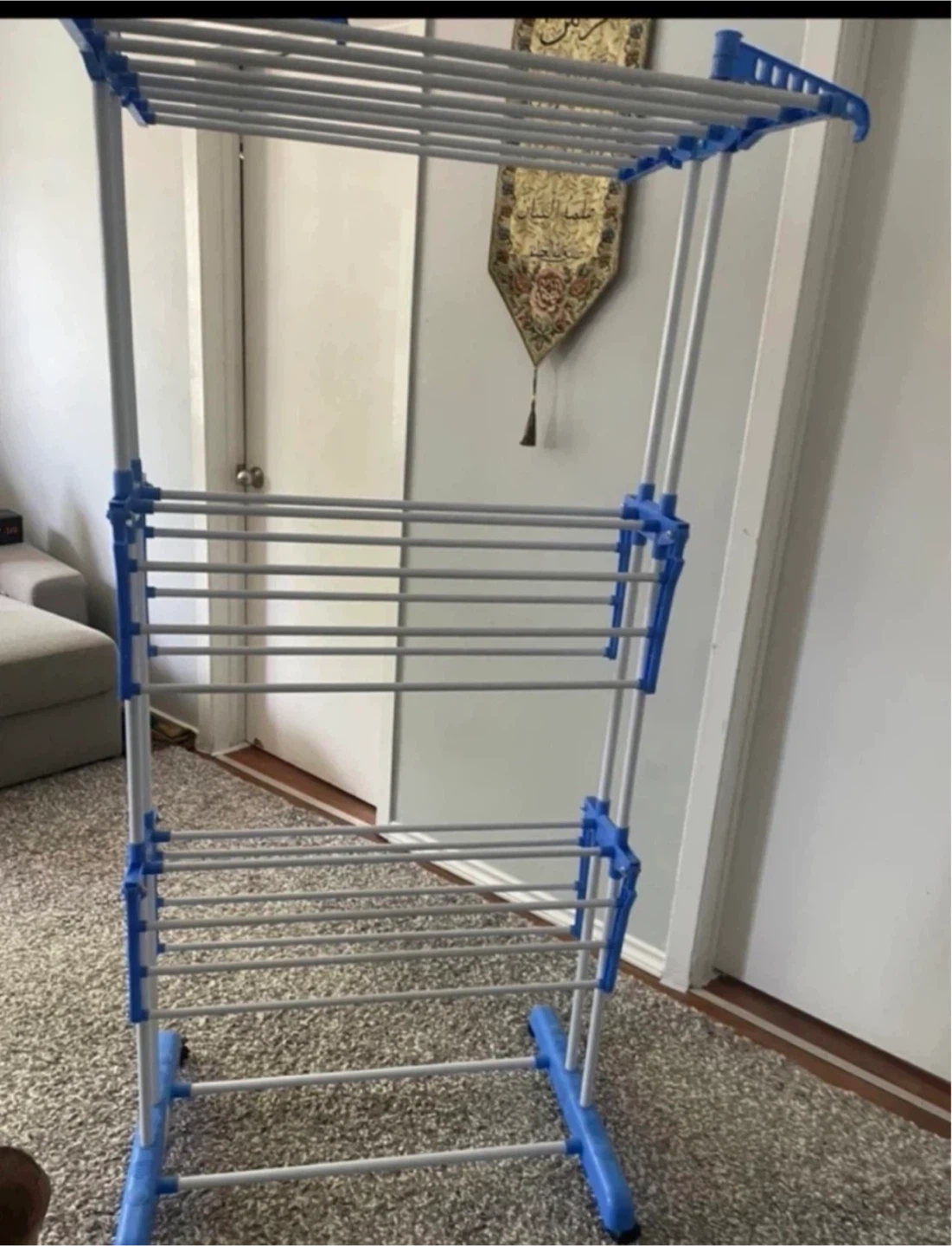 3-Tier Drying Rack with Wheels 🥕