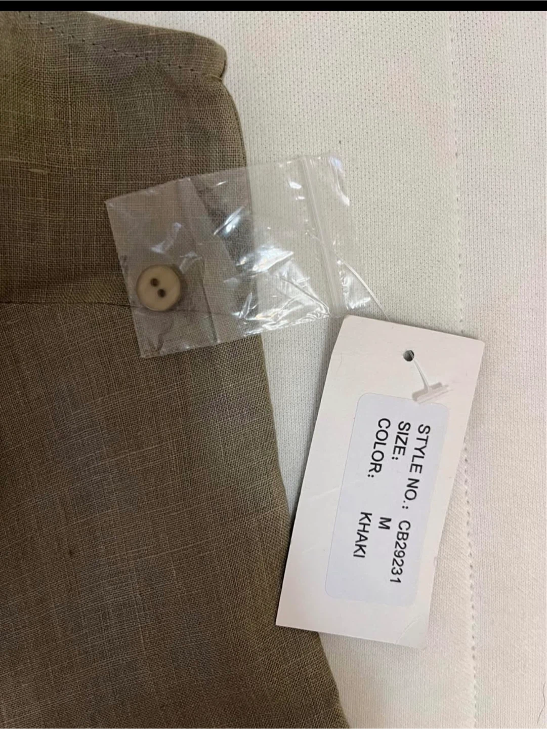 Cotton Hills Khaki Blouse Size - M - photo 3