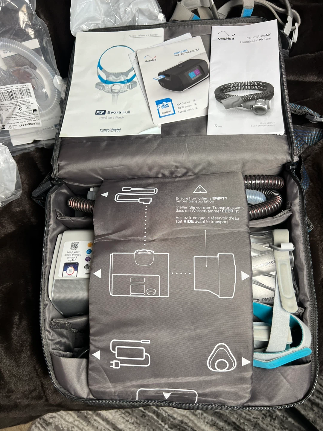 ResMed AirCurve 10 CPAP Machine with Full Face Mask - photo 2