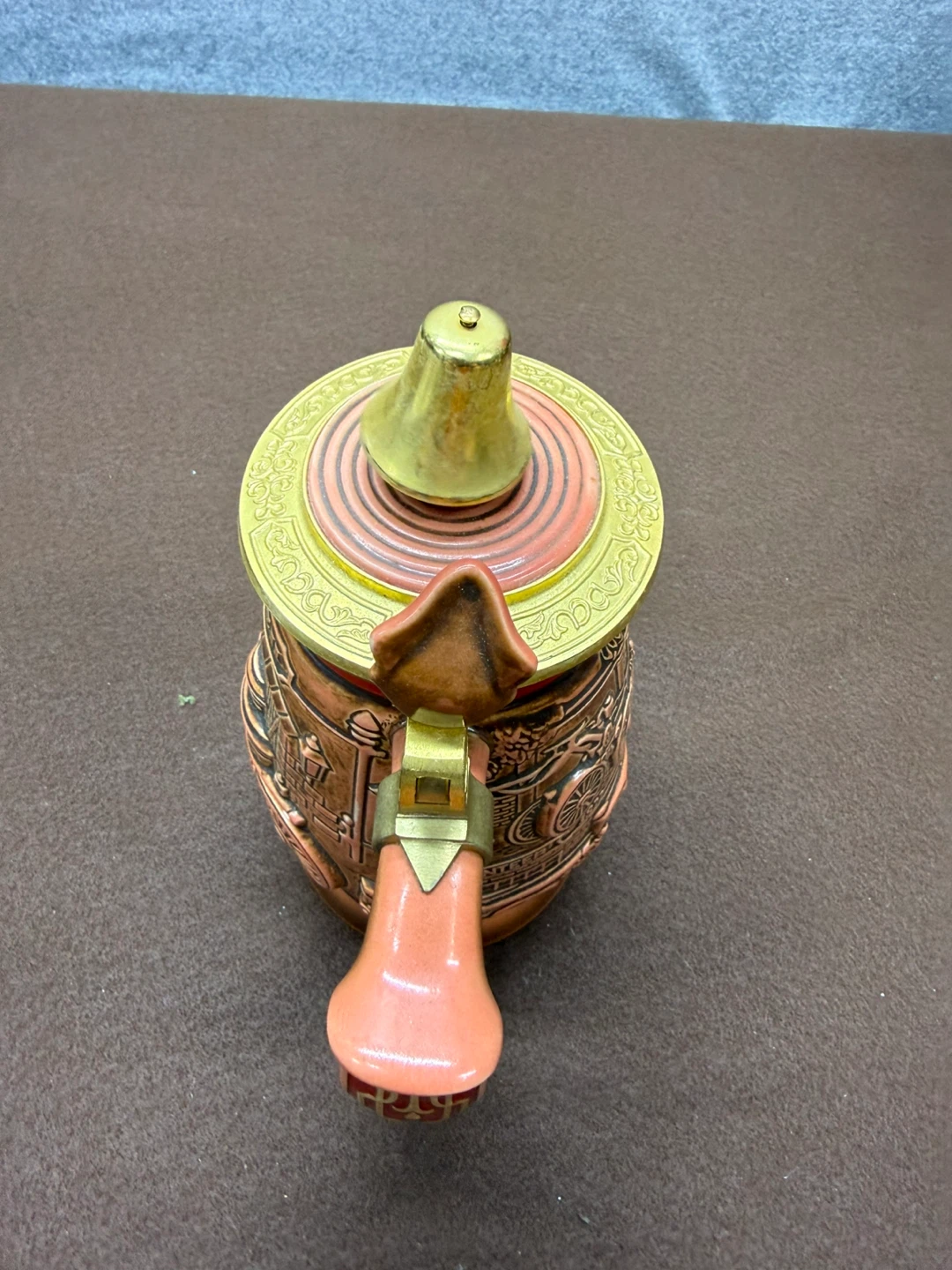 Avon Firefighters Stein 1989 With Lid - photo 5