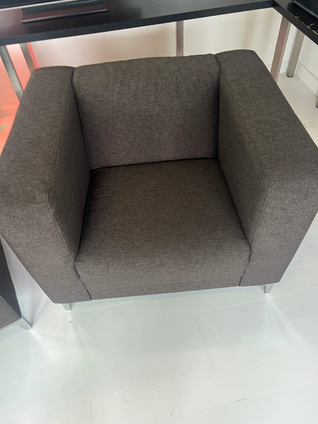 Modern Dark Grey Armchairs (Set of 2) - photo 3