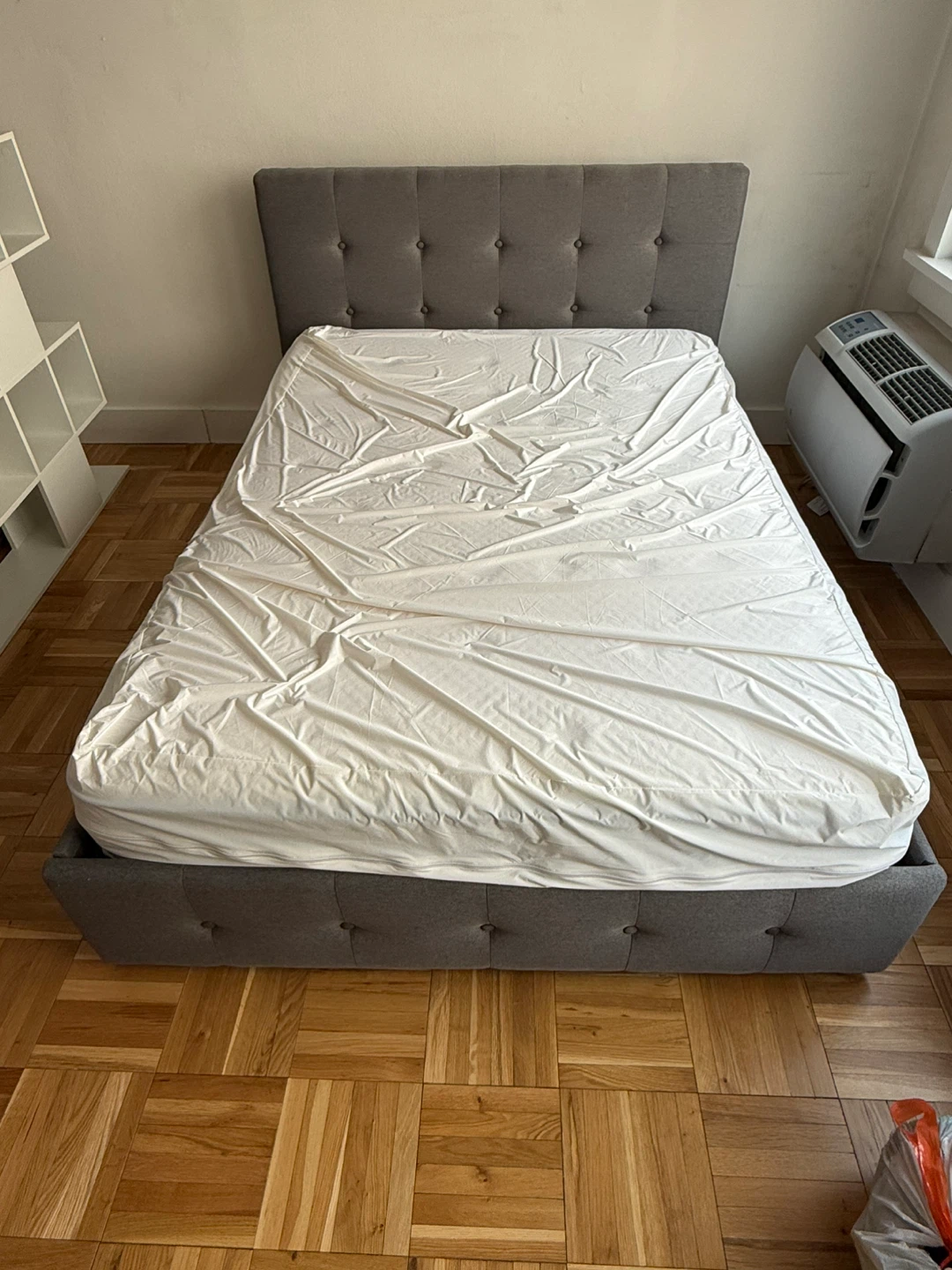 Full Bed - Frame w Storage & Mattress w Mattress Protector - photo 2